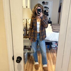 Mustard Yellow Vans Flannel